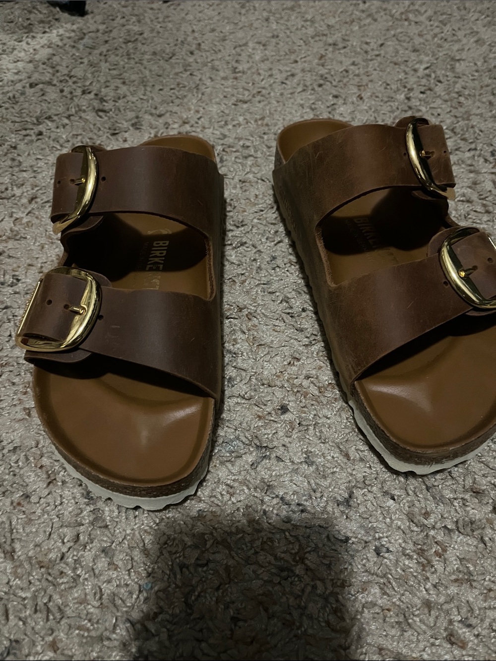 Birkenstocks big buckle